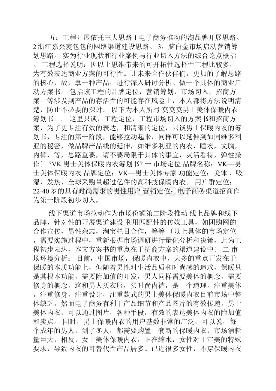 关于电子商务市场机会分析与品牌商业策划书.docx_第3页