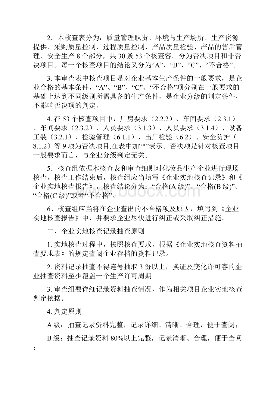 化妆品生产许可证企业实地核查办法.docx_第2页