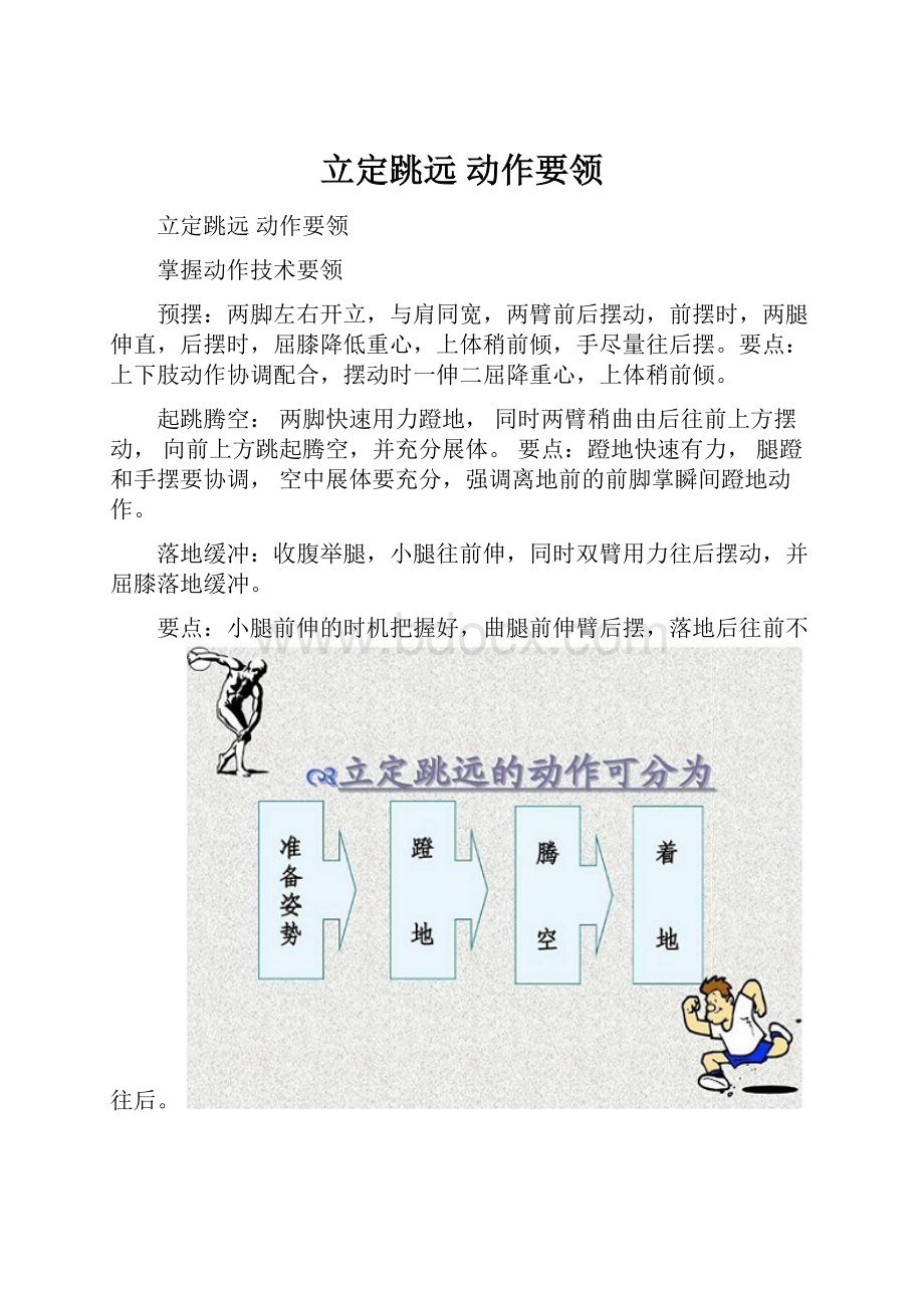 立定跳远 动作要领.docx