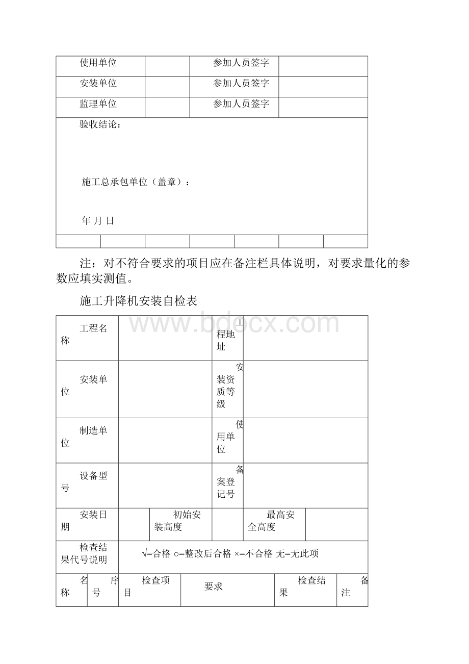 施工升降机基础验收表.docx_第2页