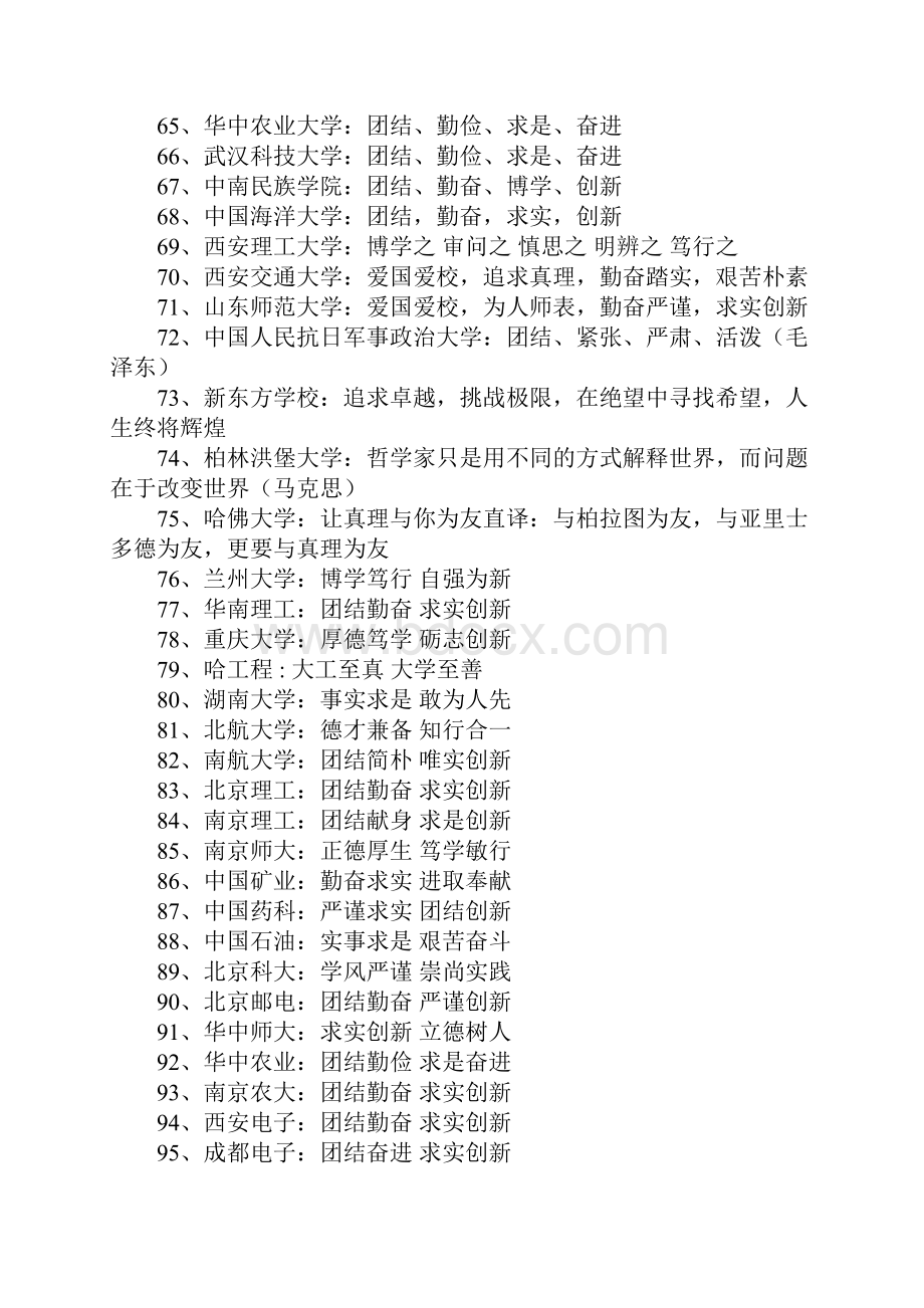 中外著名的129所大学校训大全.docx_第3页