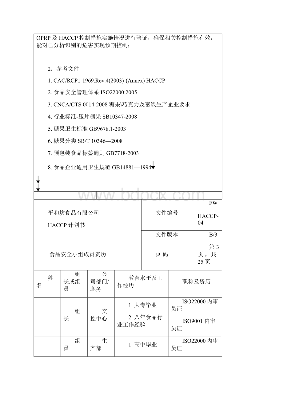 HACCP产品描述及原辅料危害分析工作表最新完整版.docx_第3页