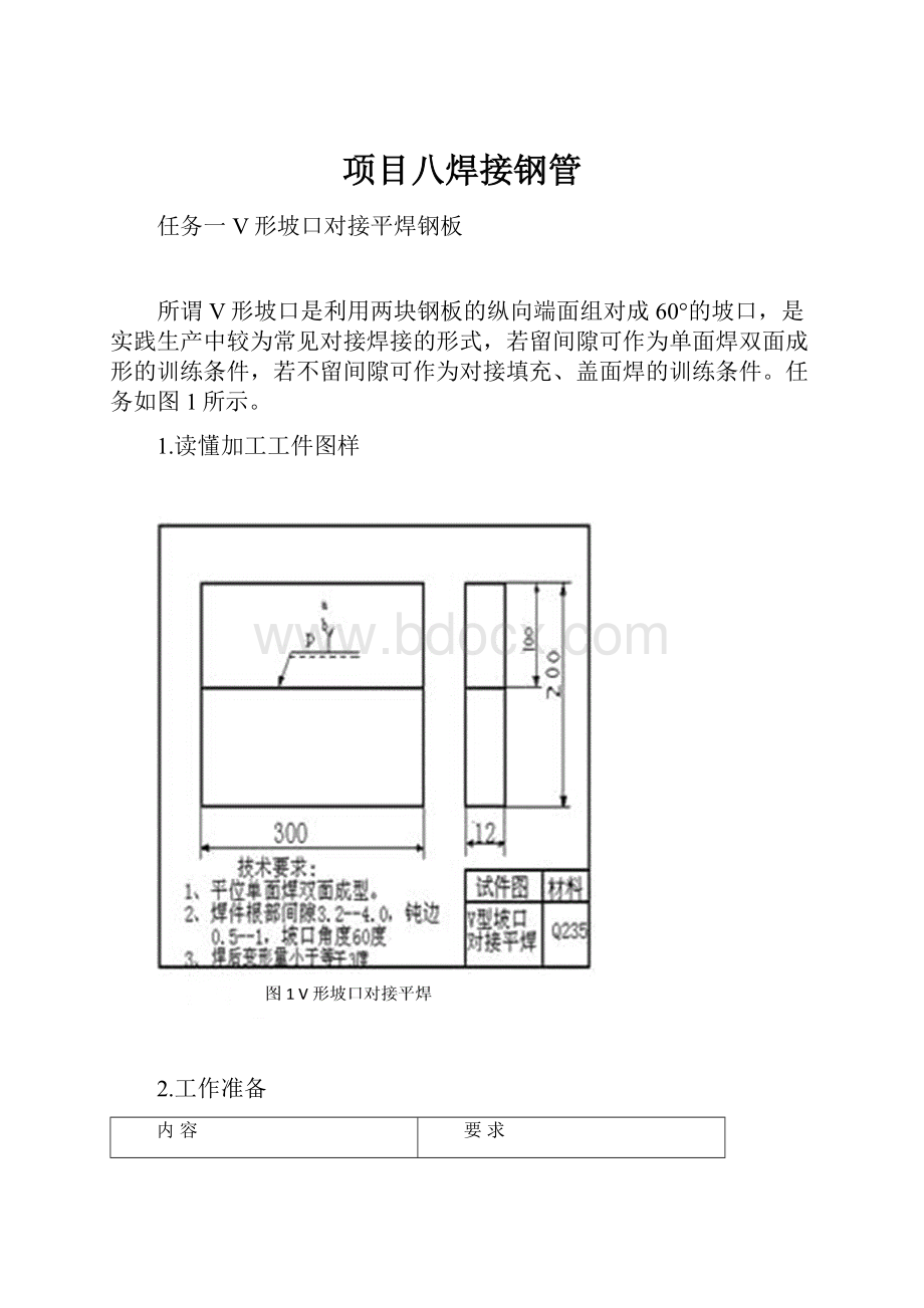 项目八焊接钢管.docx_第1页