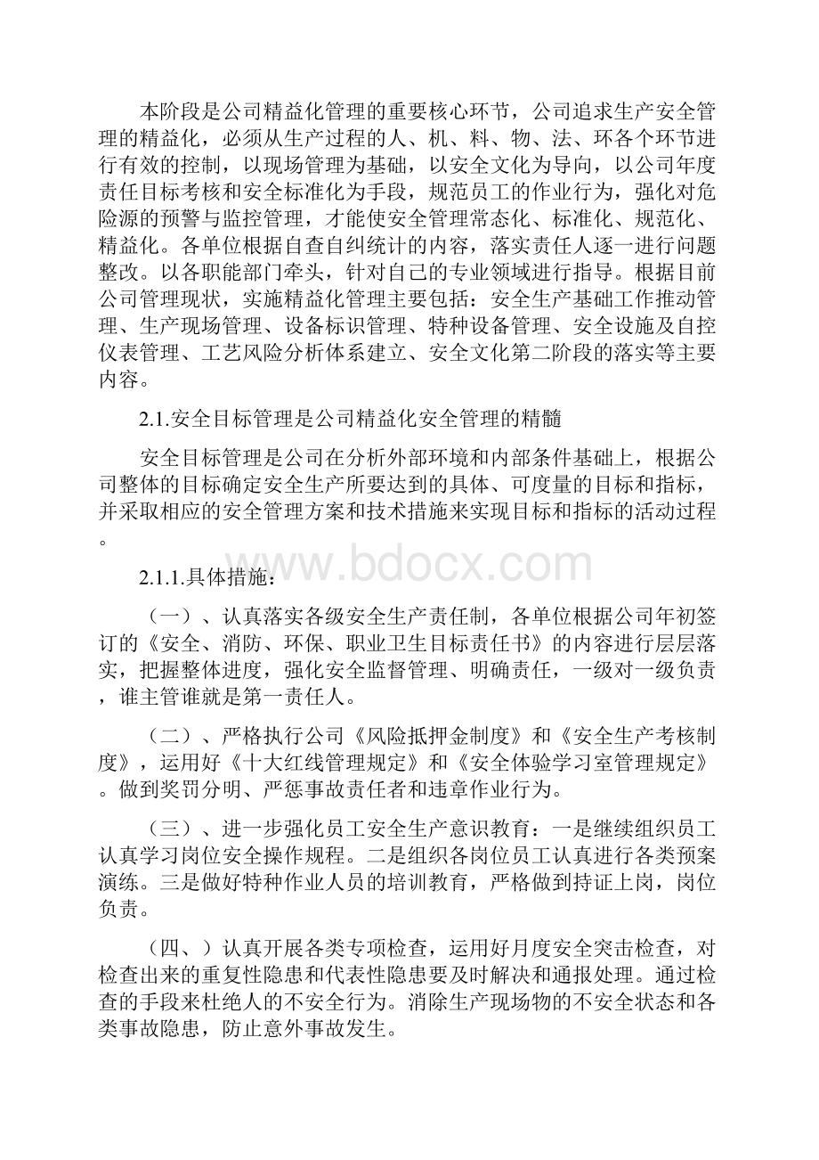 精益化安全生产管理实施方案.docx_第2页