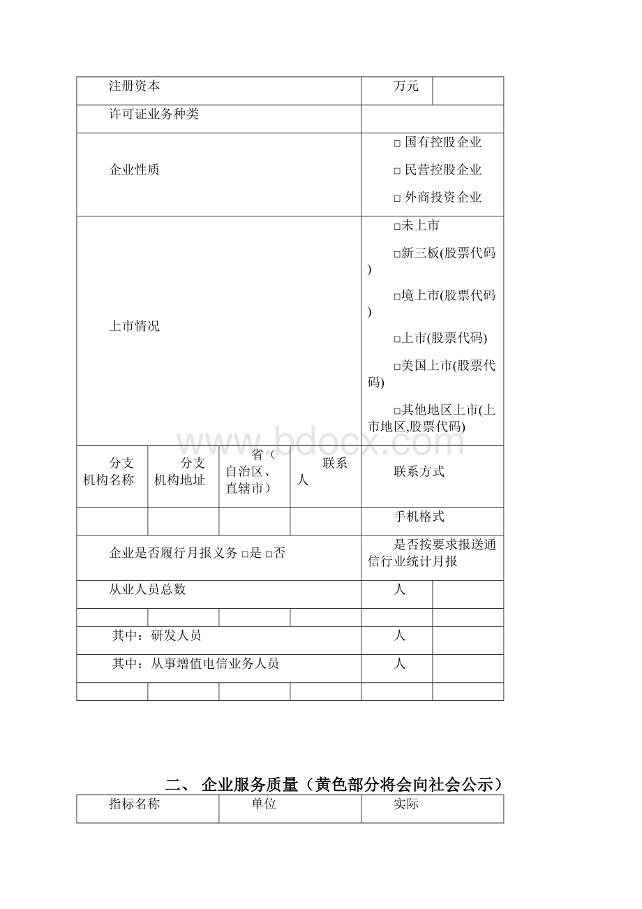 度增值企业年报空表单仅供参考以在线填写表单为准.docx_第2页