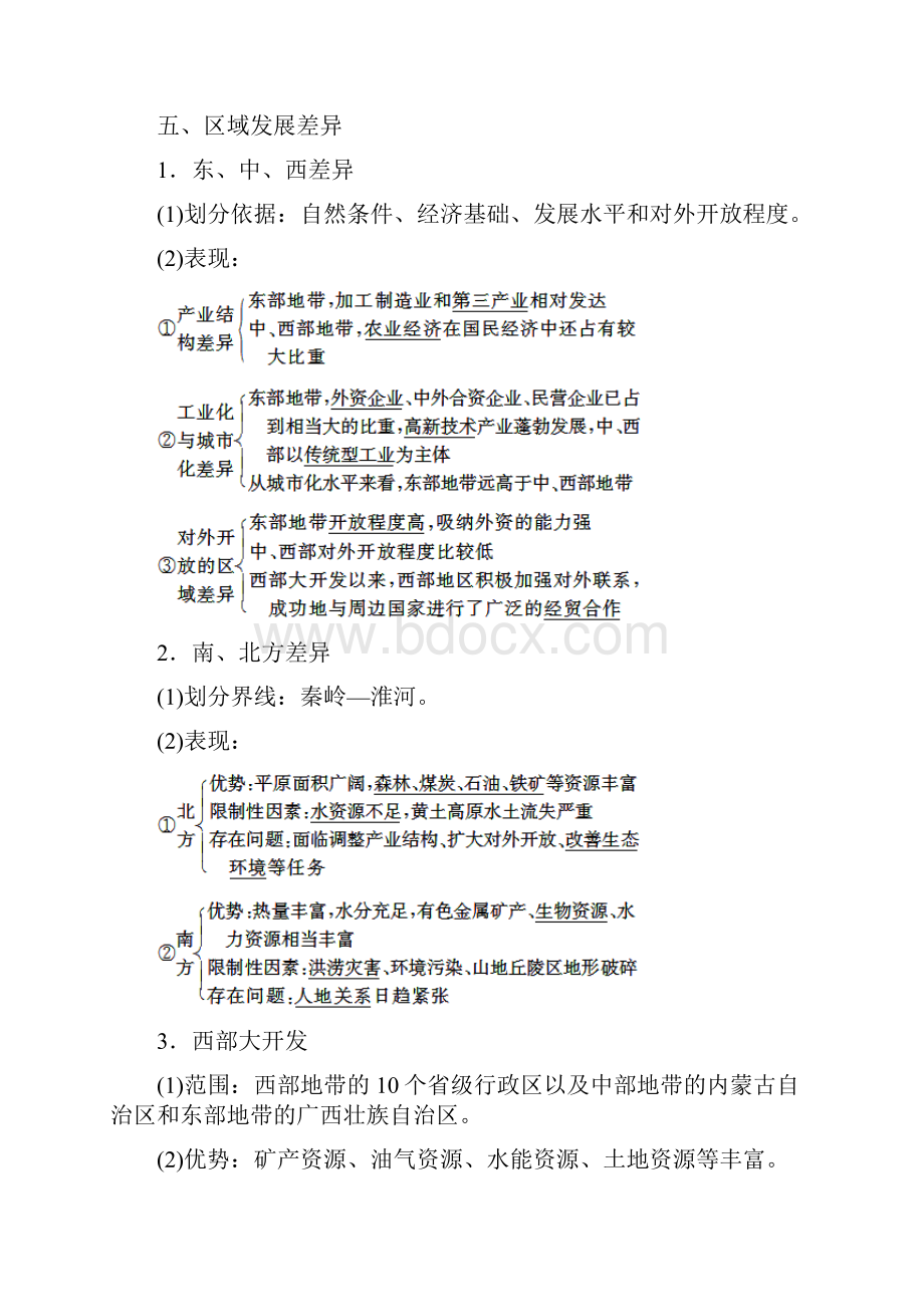 高考地理一轮复习 夯实基础 精讲考点 定时规范训练 能力提升11 区域及其发展阶段发展差异 必修3.docx_第3页