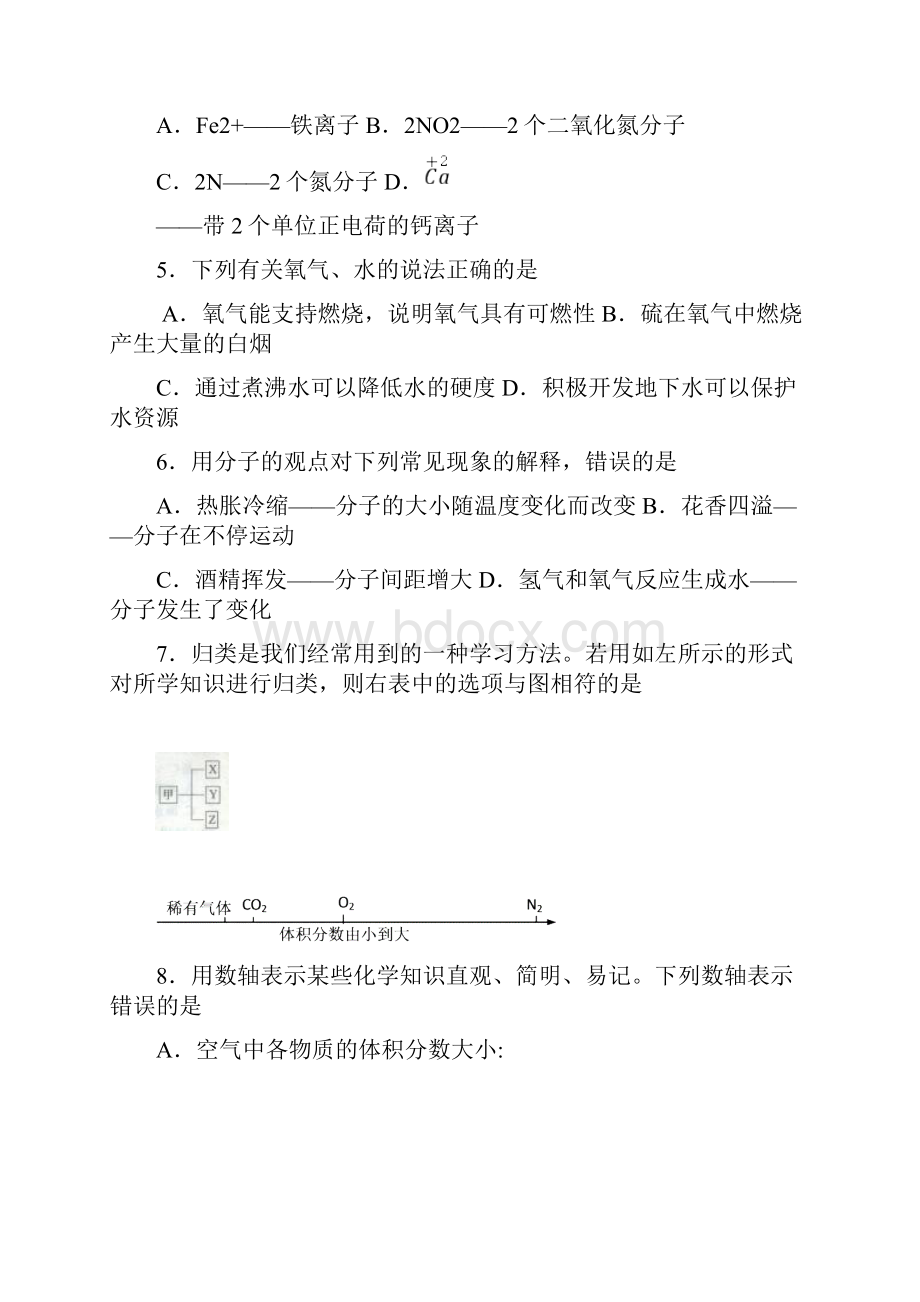 九年级化学毕业模拟考试题 人教新课标版.docx_第2页