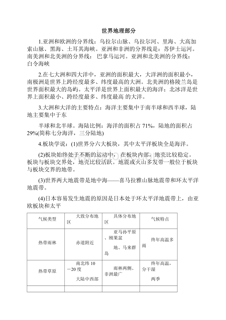 人教版初中地理会考知识汇总.docx_第3页