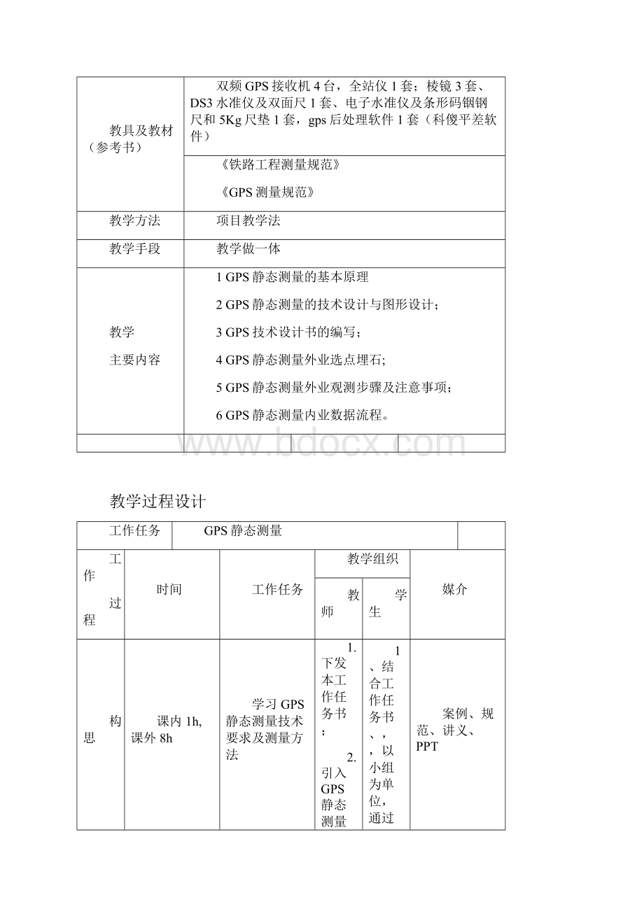 任务51GPS静态测量教学教案教学内容.docx_第3页