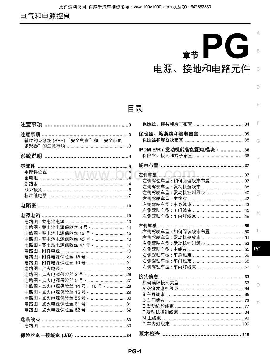 2012东风日产轩逸维修手册_PG.pdf