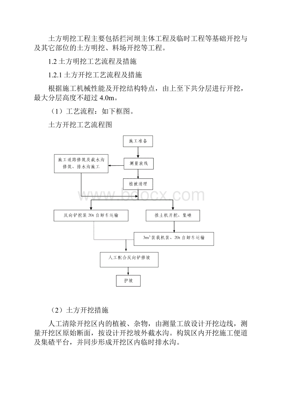 水利工程土石方开挖施工方案.docx_第2页