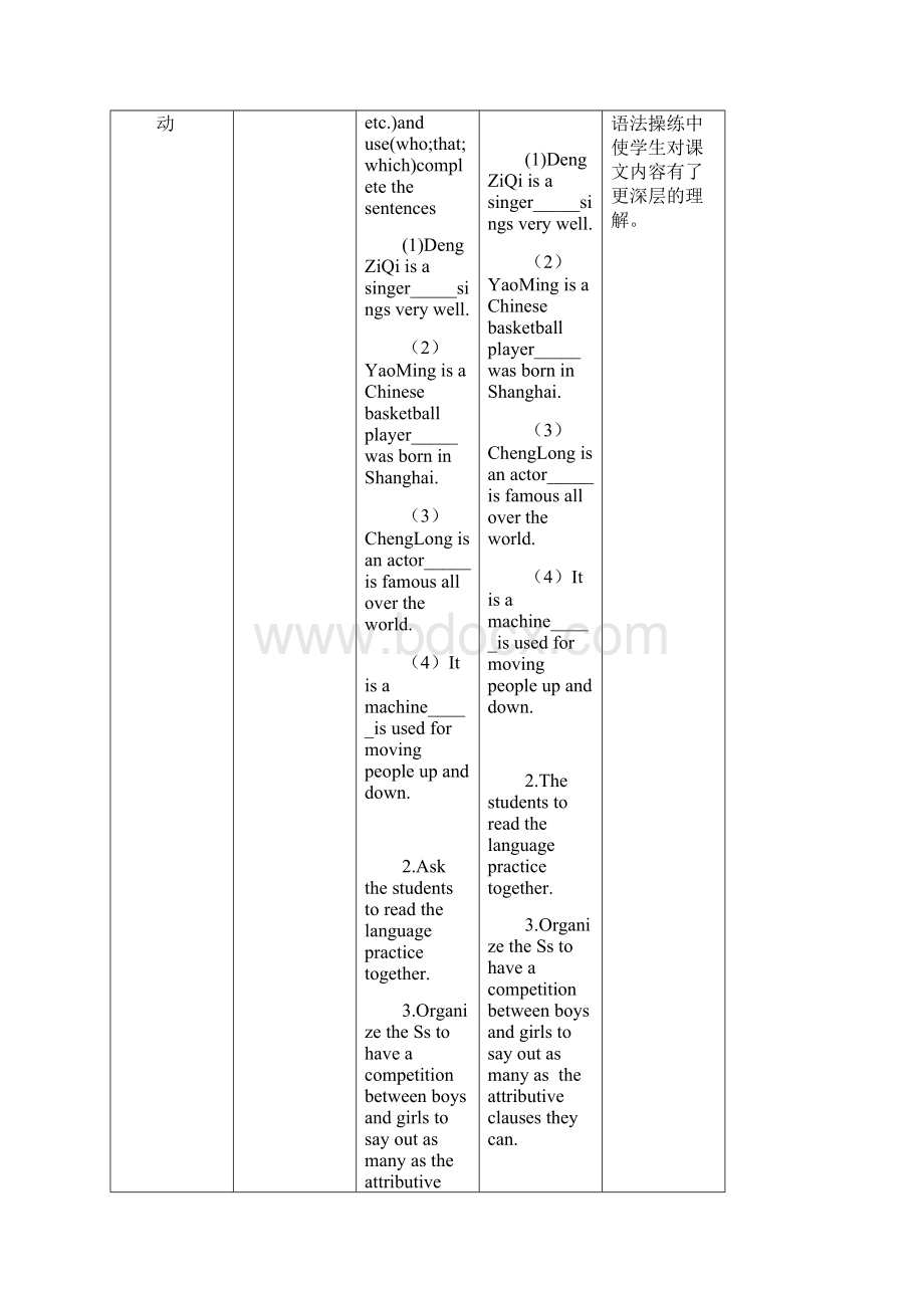 九年级英语外研版上册教案Module 11 Unit3.docx_第2页