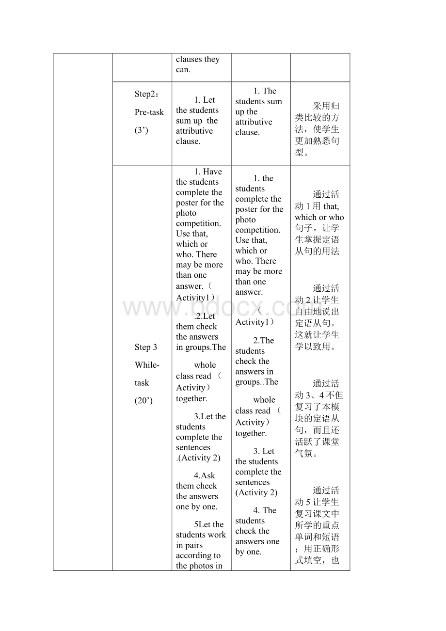 九年级英语外研版上册教案Module 11 Unit3.docx_第3页