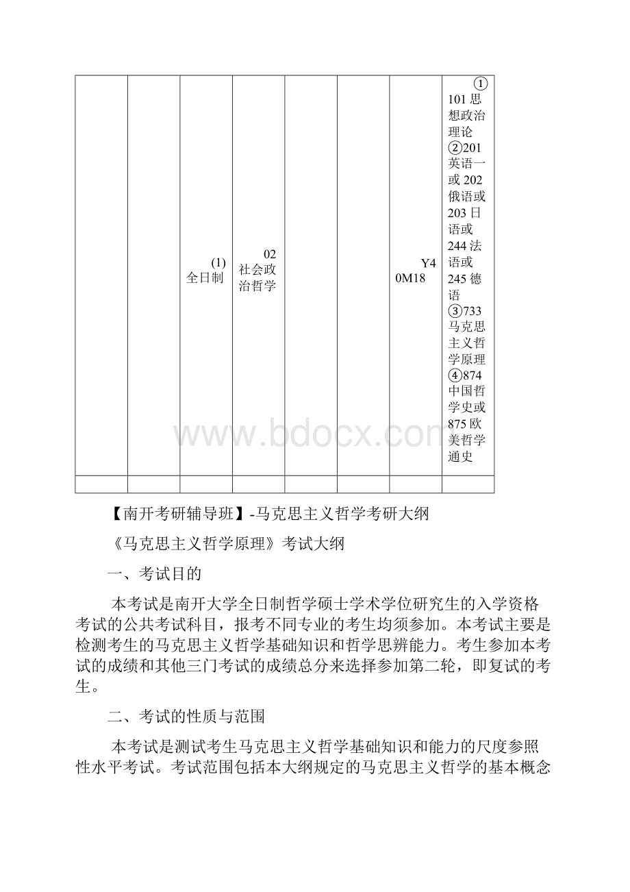 南开考研辅导班马克思主义哲学考研科目考研参考书考研分数考研经验.docx_第2页