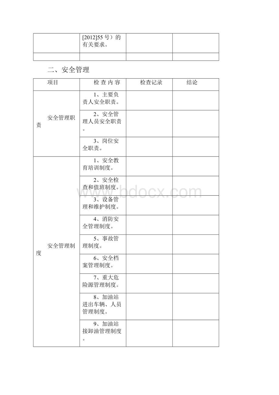 加油站安全检查表最新标准要点.docx_第2页