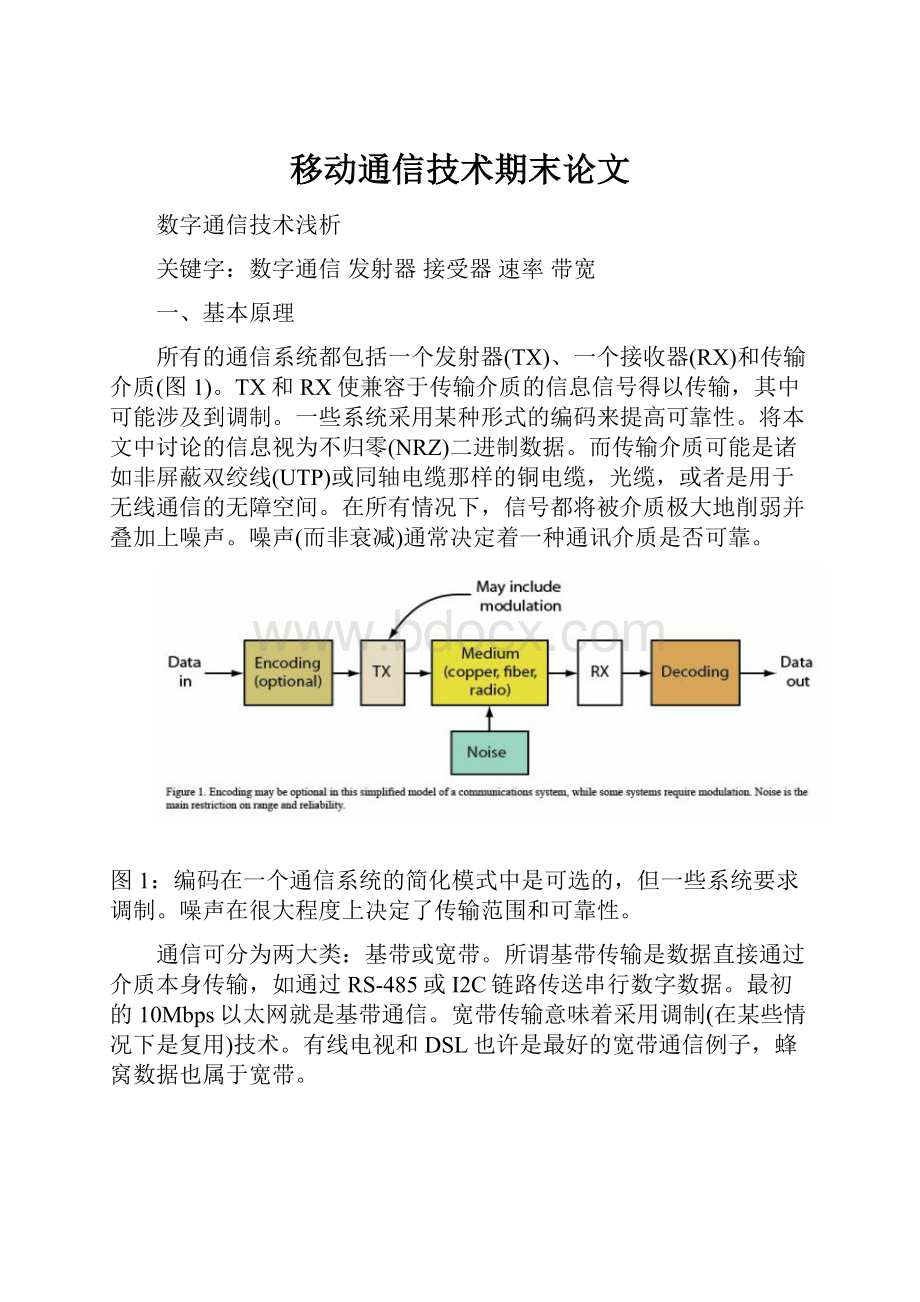 移动通信技术期末论文.docx