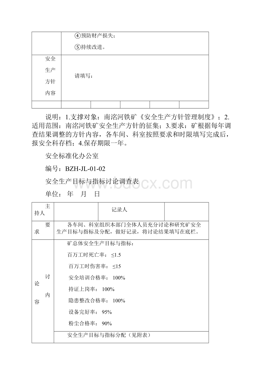 矿山安全标准化记录表格doc.docx_第3页