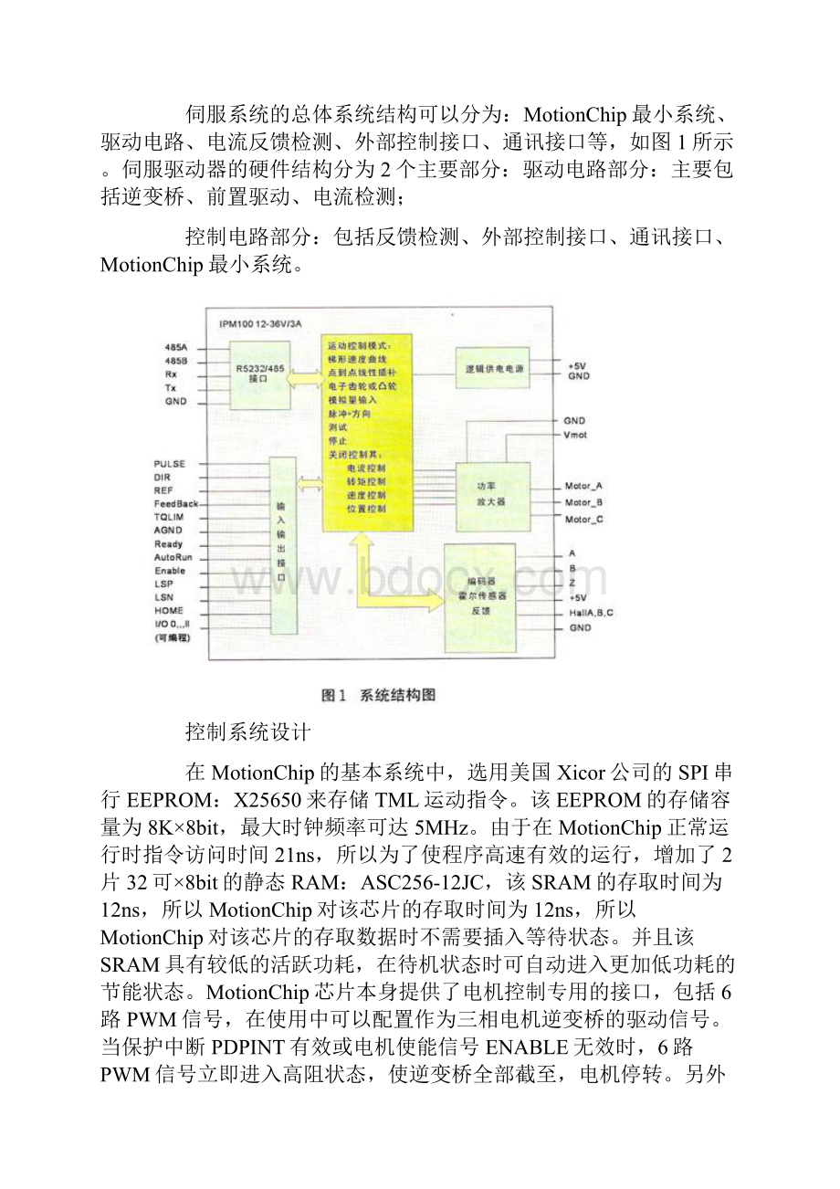 直流无刷伺服电机运动控制系统设计.docx_第3页