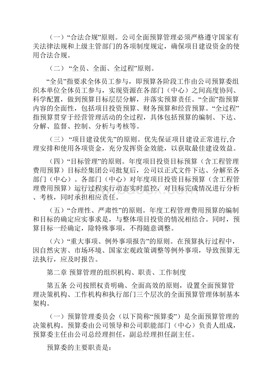 《全面预算管理暂行办法》.docx_第2页