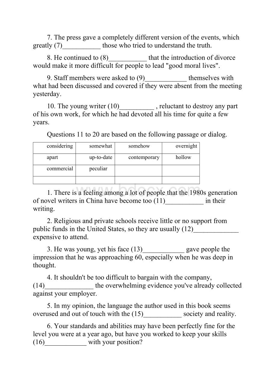 大学英语综合课程2第三单元quiz讲课稿.docx_第3页