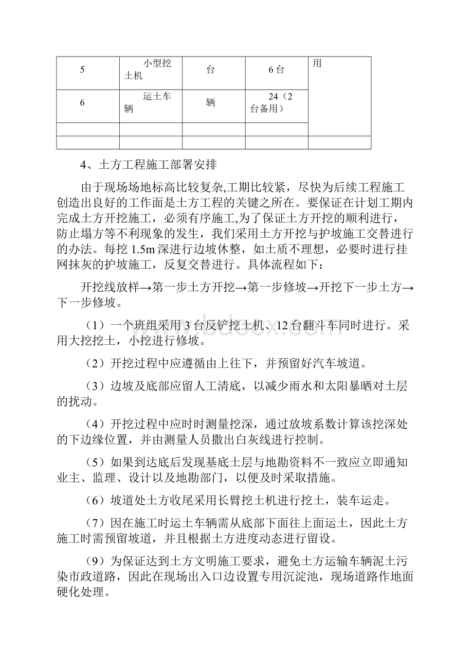 土方开挖施工组织设计.docx_第3页