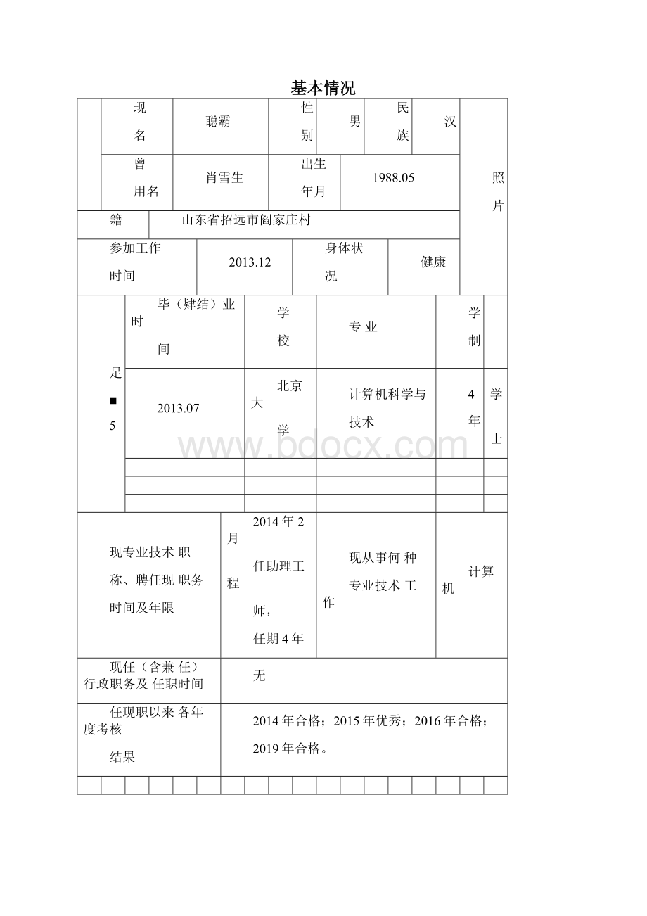 专业技术职称评审表填表范本.docx_第2页