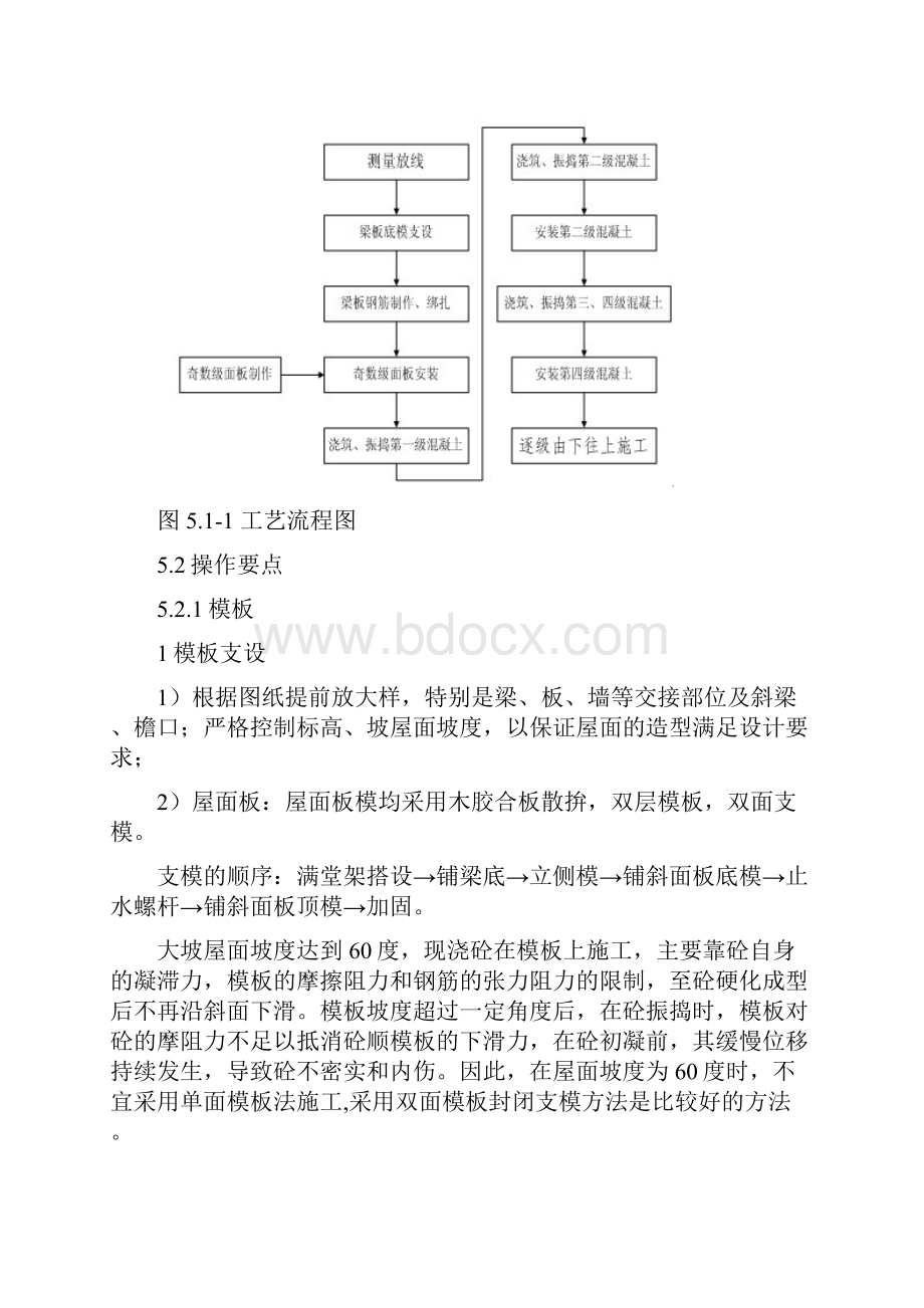 超大坡度斜屋面混凝土施工工法.docx_第3页