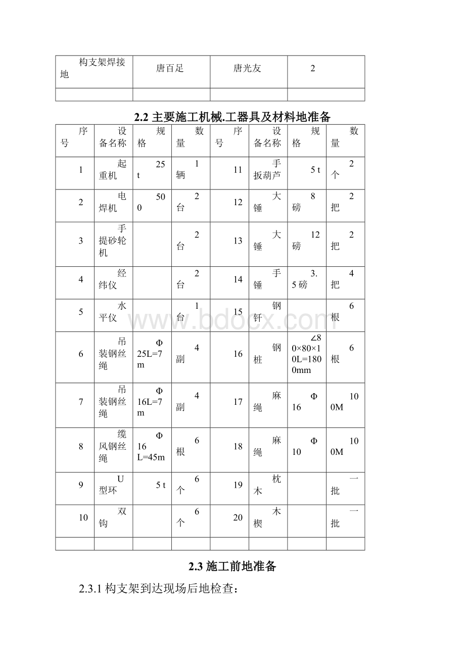 变电站构支架组立方案.docx_第3页