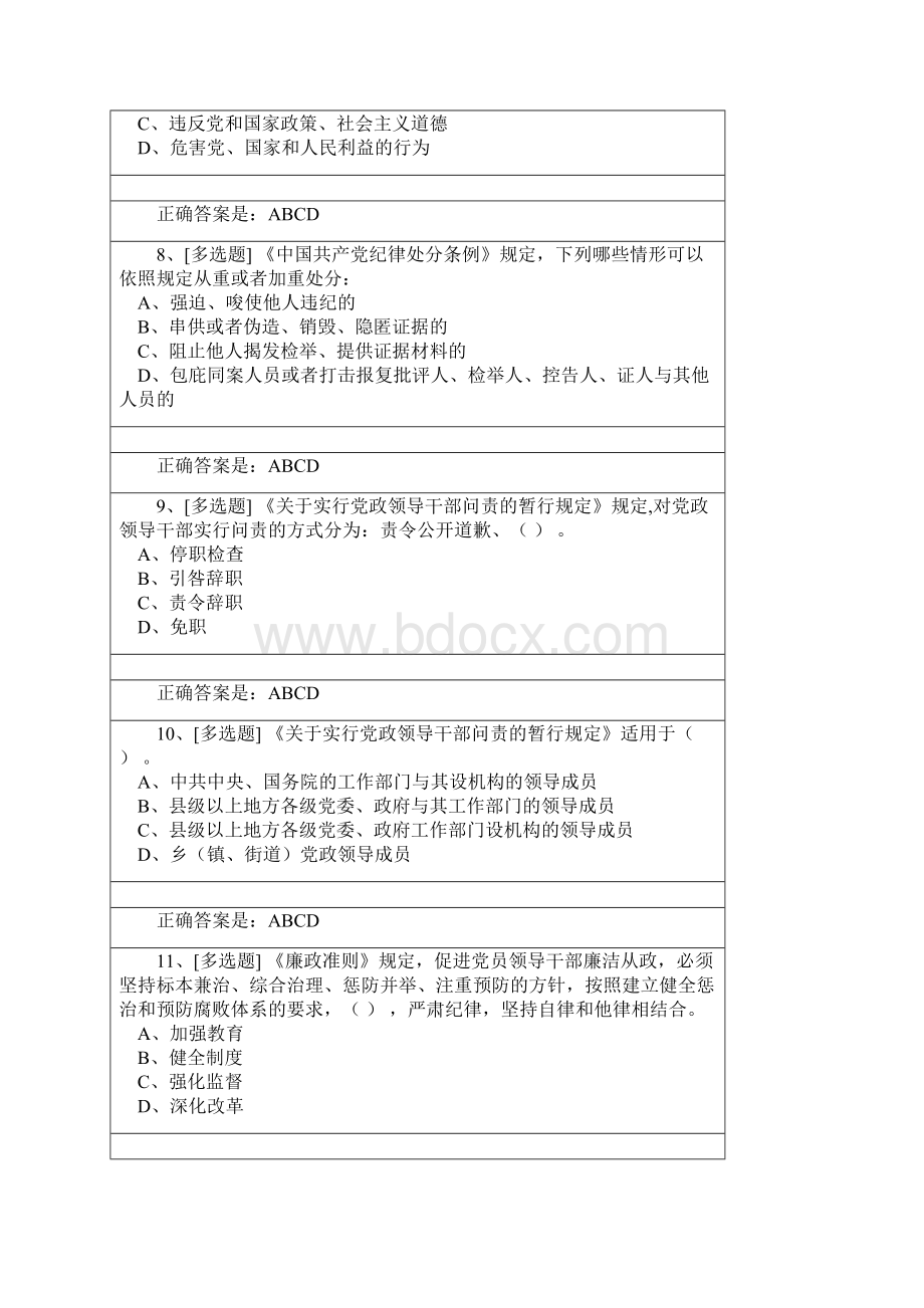 廉洁从政法规知识真题答案.docx_第3页