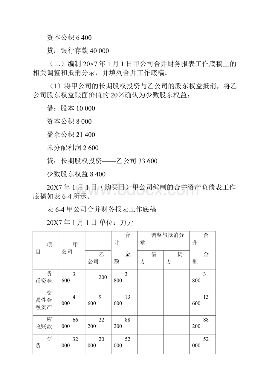 高级会计学第七版第08章合并财务报表上习题答案解析.docx_第2页