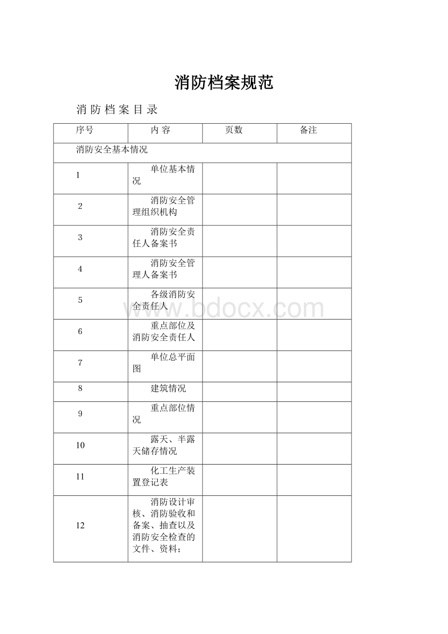 消防档案规范.docx_第1页