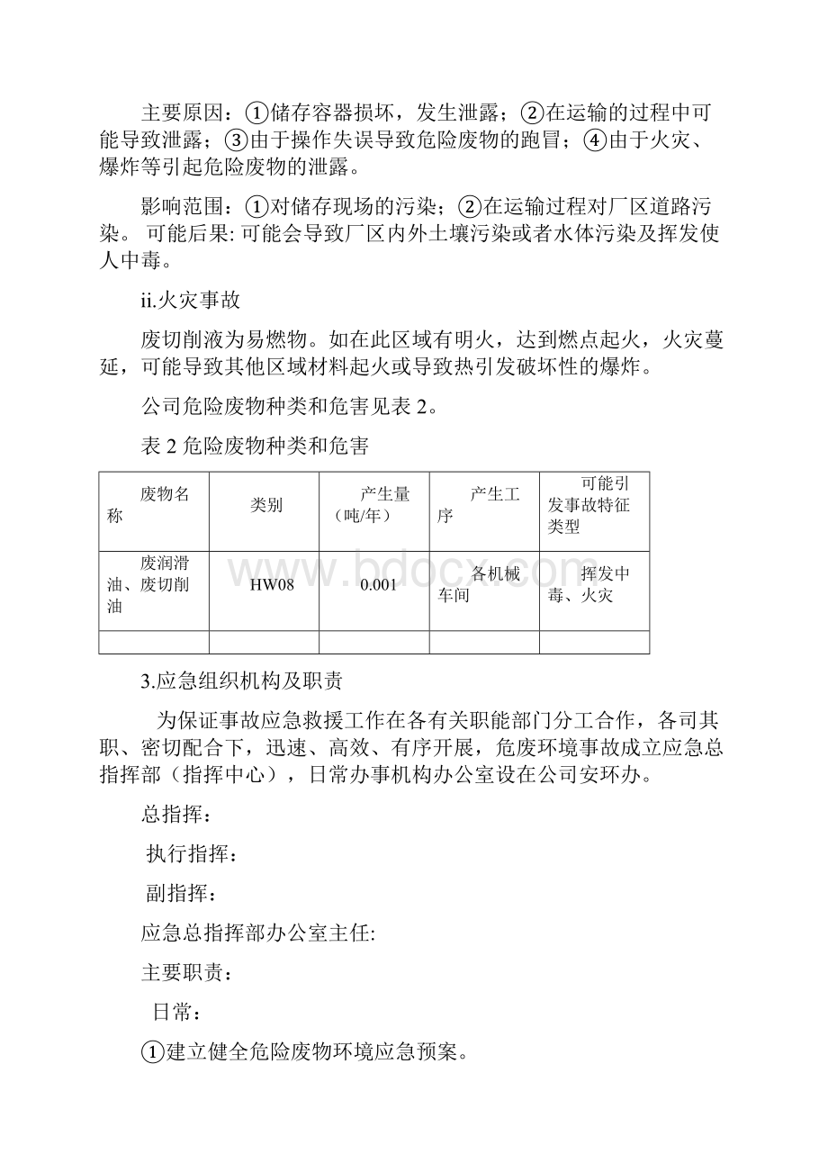 XXX危险废物应急预案.docx_第3页