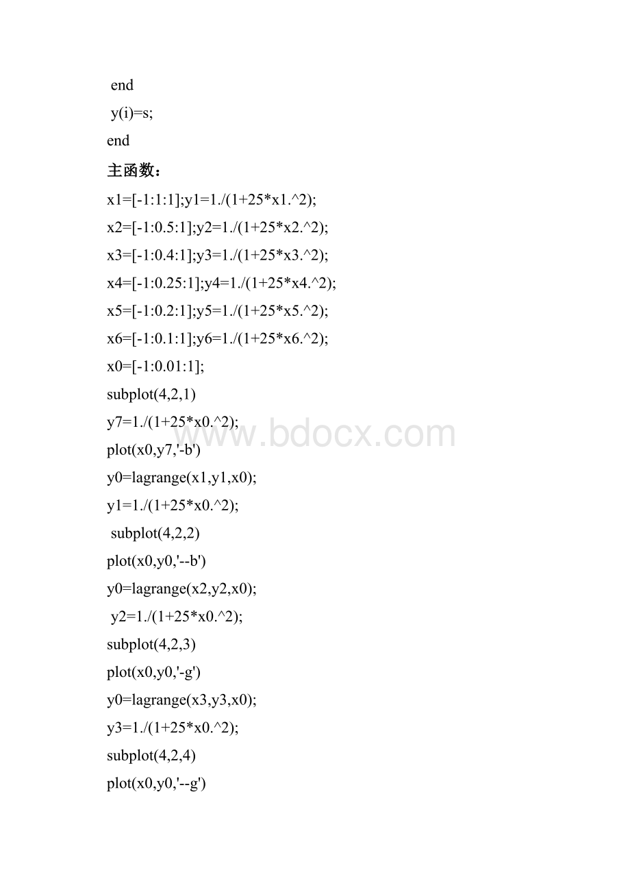 数值分析实验二matlab插值法.docx_第2页