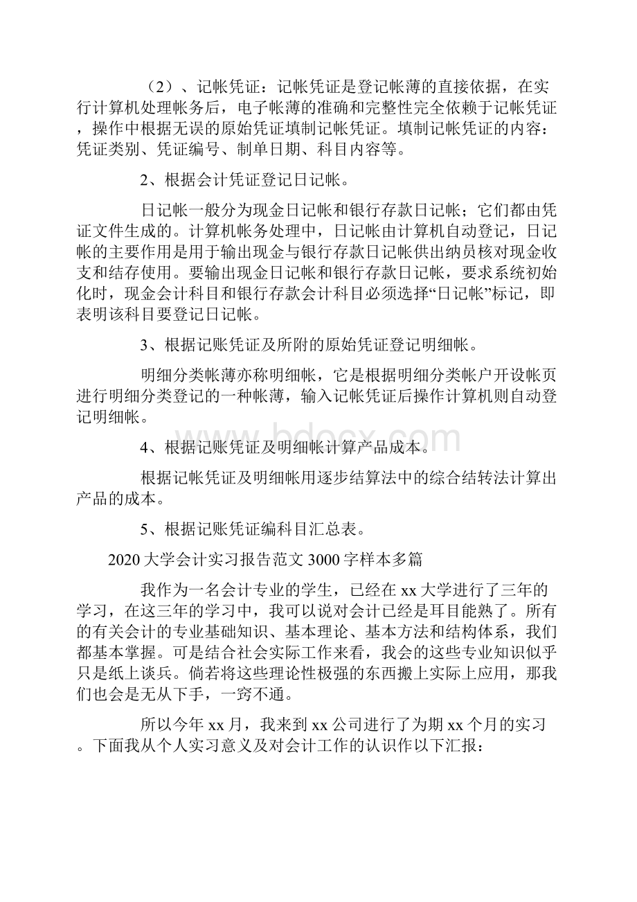 大学会计实习报告范文3000字样本多篇.docx_第3页