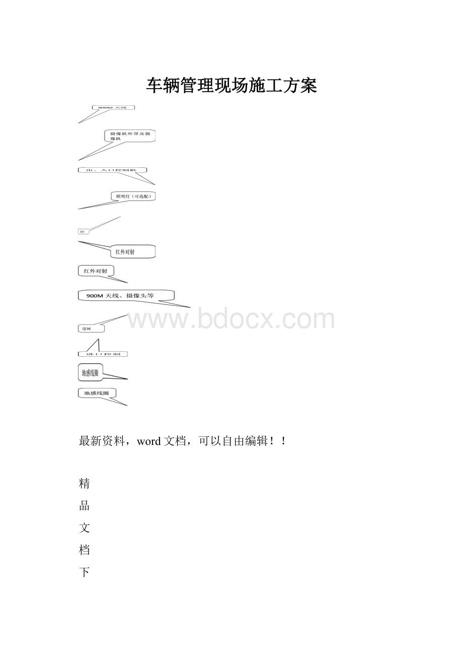 车辆管理现场施工方案.docx_第1页