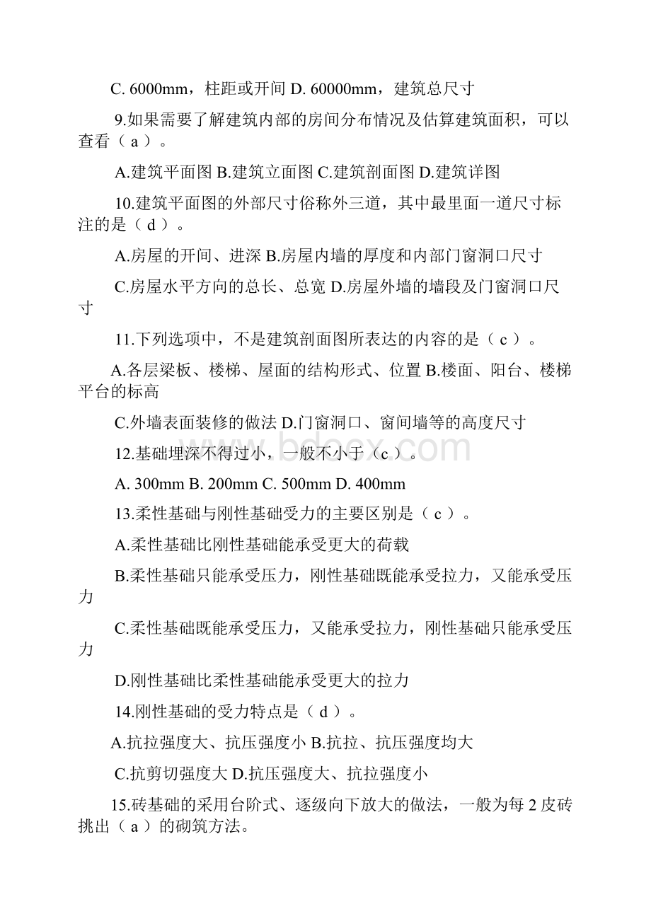 建筑构造部分试题及答案.docx_第2页