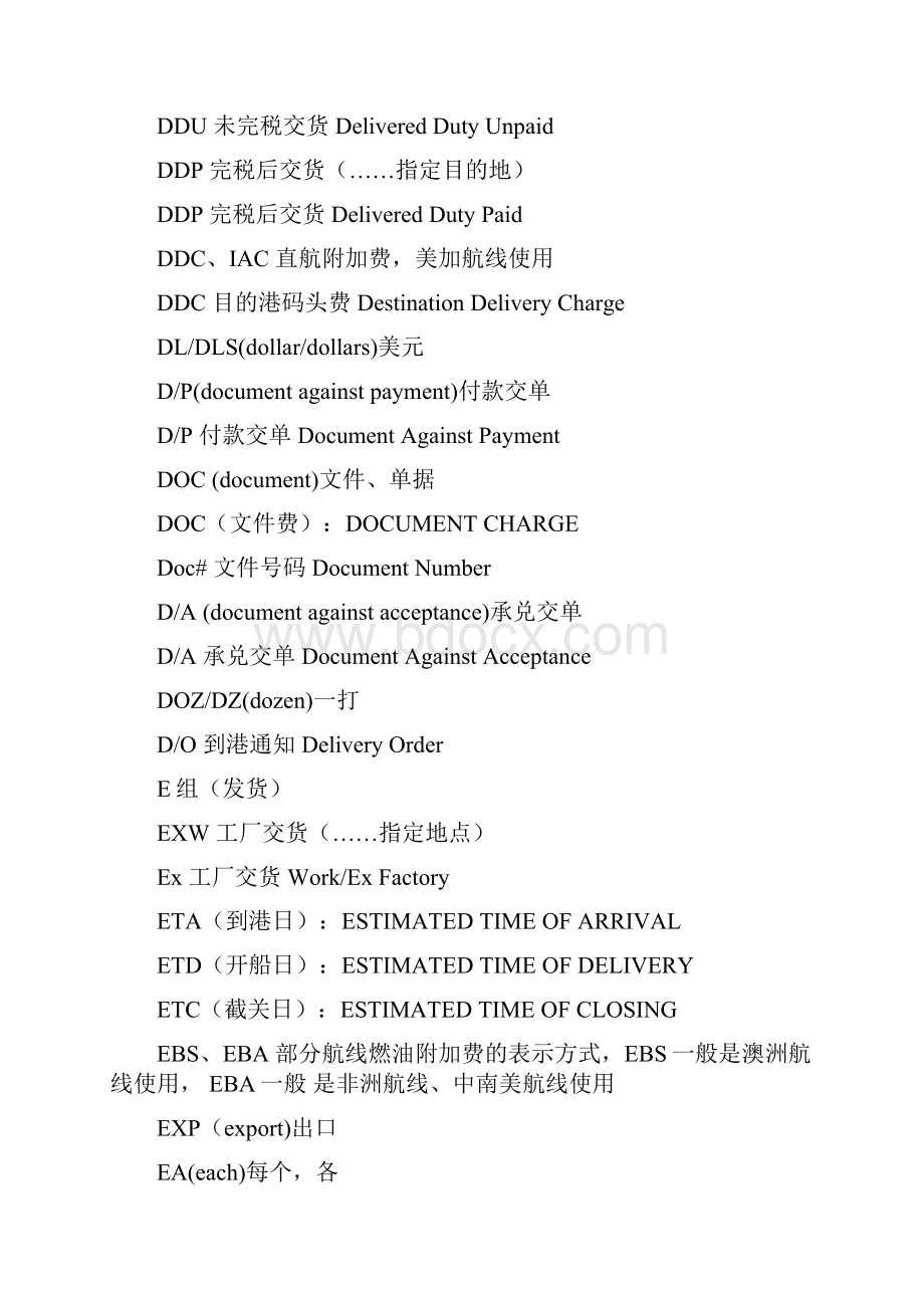 常用外贸术语简称大全.docx_第3页