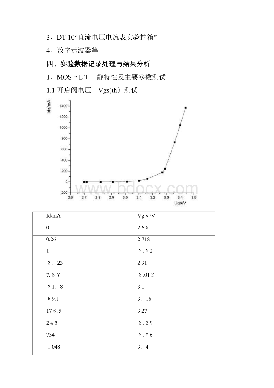 功率场效应管MOSFET特性与驱动电路研究.docx_第3页