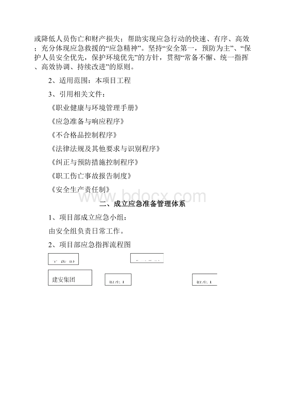 建筑工程施工应急预案确定.docx_第2页