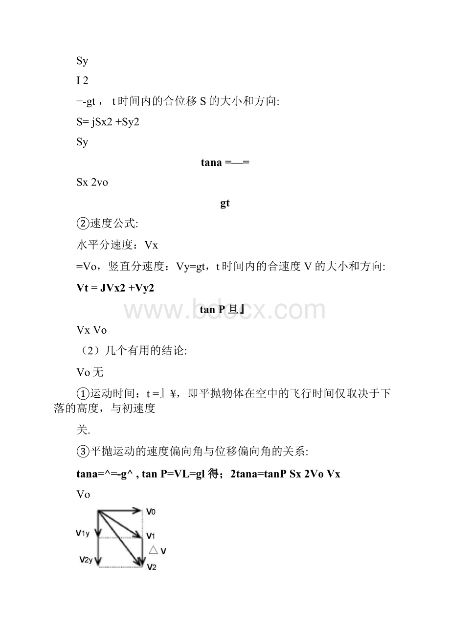 平抛运动知识点讲解.docx_第2页