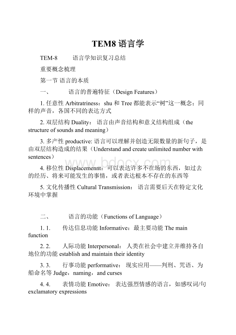 TEM8 语言学.docx_第1页