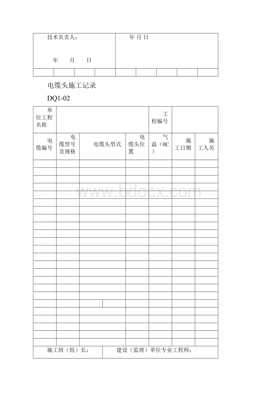 电气安装工程表格.docx_第2页