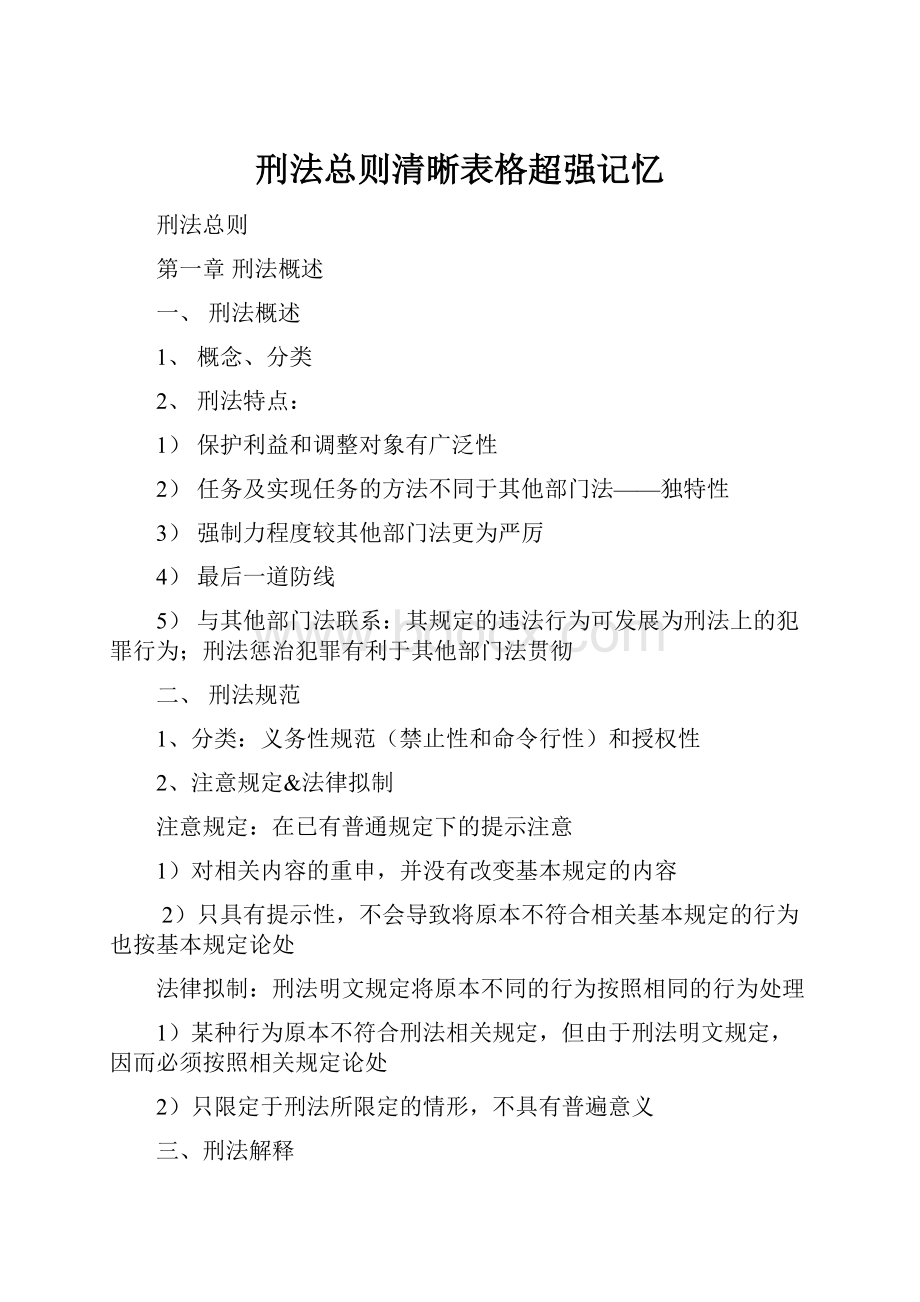 刑法总则清晰表格超强记忆.docx_第1页