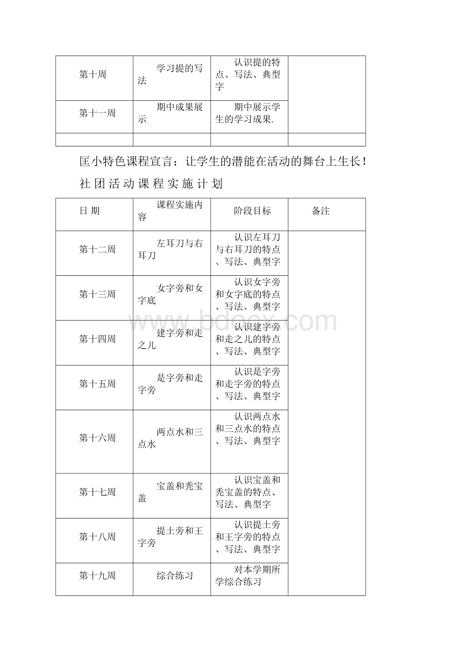 书法社团活动课程实施计划.docx_第2页