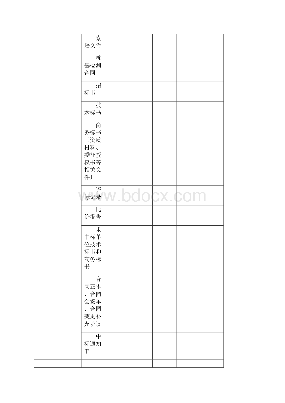 工程项目合同档案归档明细.docx_第3页