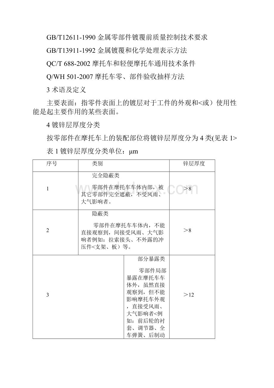 37摩托车零部件镀锌镀铬技术条件.docx_第3页