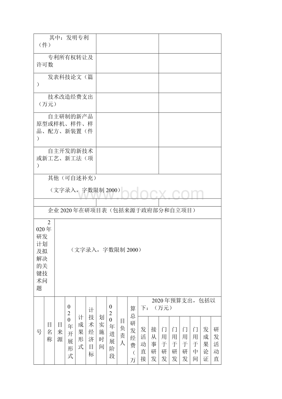 企业研发活动登记表模板.docx_第3页