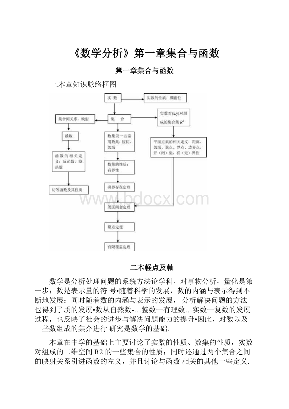 《数学分析》第一章集合与函数.docx_第1页