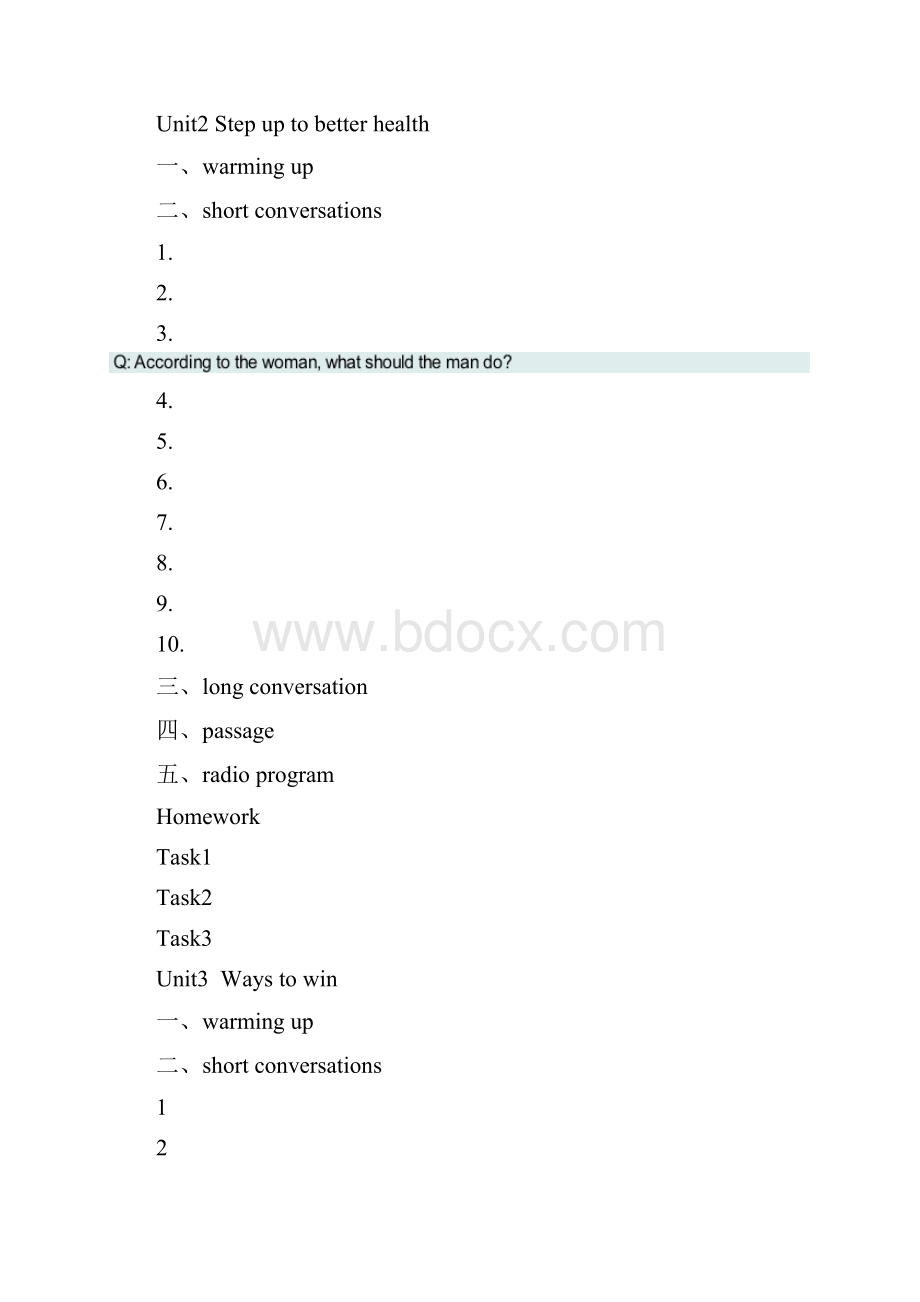 新视野大学英语听说教程3听力原文及答案.docx_第2页