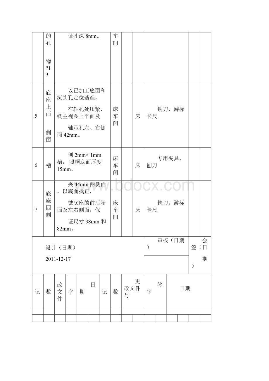 轴承座加工工艺过程工序卡.docx_第2页